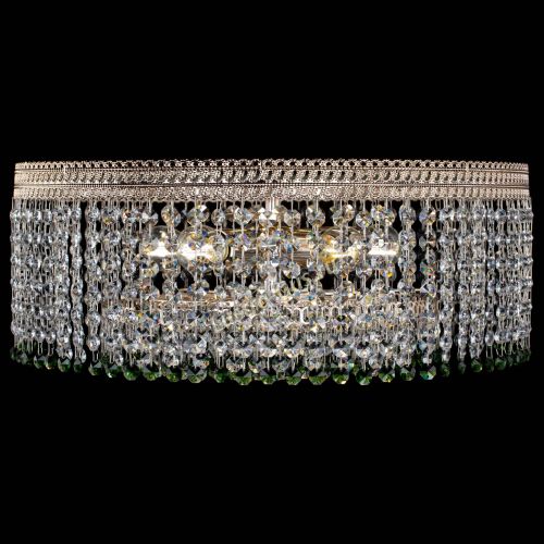 Люстра Флоренция капель оптикон зеленая в Магнитогорске Гусь Хрустальный