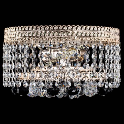 Люстра Флоренция шар №2 черная в Магнитогорске Гусь Хрустальный