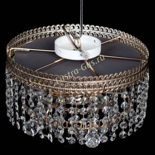 Люстра Флоренция шар №2 черная в Магнитогорске Гусь Хрустальный