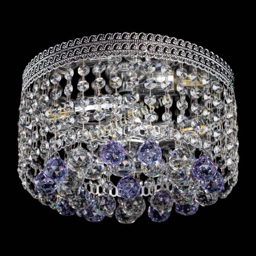 Люстра Флоренция шар №2 фиолетовая в Магнитогорске Гусь Хрустальный