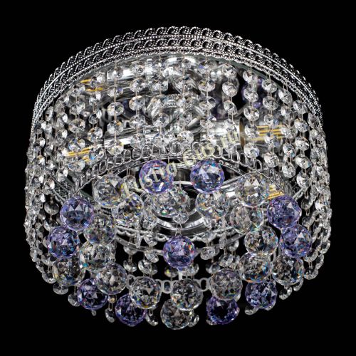 Люстра Флоренция шар №2 фиолетовая в Магнитогорске Гусь Хрустальный