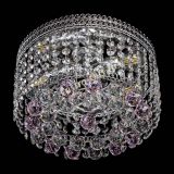 Люстра Флоренция шар №2 розовая в Магнитогорске