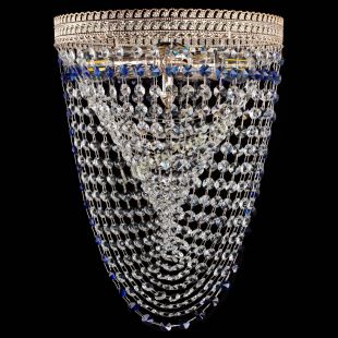  Люстра Флоренция Водоворот синяя