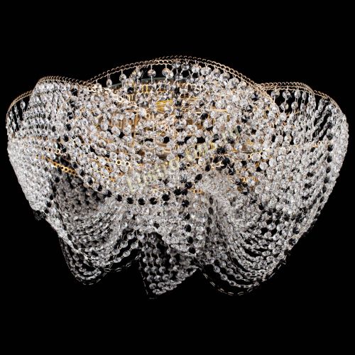 Люстра Галактика №4 черная в Магнитогорске Гусь Хрустальный