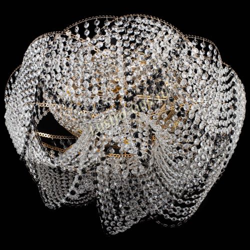 Люстра Галактика №4 черная в Магнитогорске Гусь Хрустальный