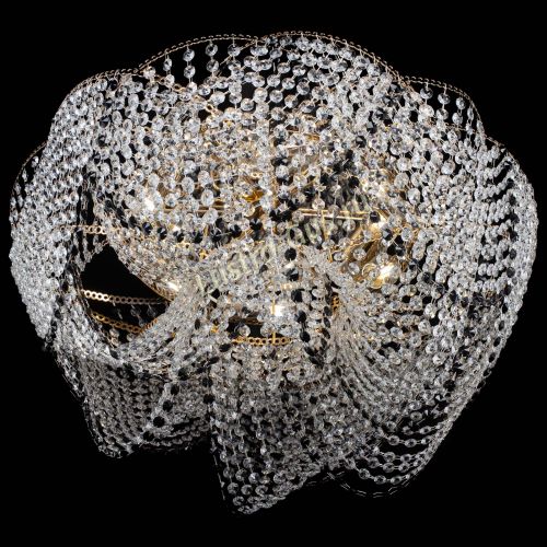 Люстра Галактика №4 черная в Магнитогорске Гусь Хрустальный