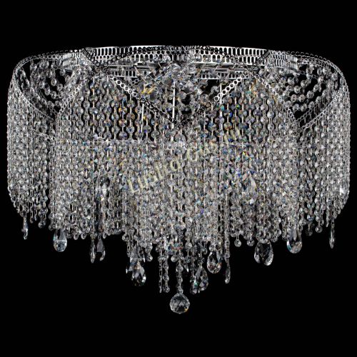 Люстра Галактика №6 журавлики в Магнитогорске Гусь Хрустальный