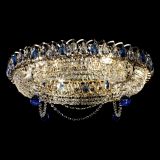 Люстра Глория №1 синяя, диаметр - 600 мм, Люстры Гусь Хрустальный Люстра Глория №1 синяя, диаметр - 600 мм, Люстры Гусь Хрустальный