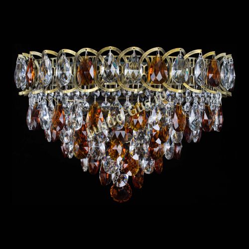 Люстра Грация №1 под бронзу чайная в Магнитогорске Гусь Хрустальный