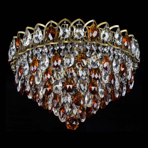 Люстра Грация №1 под бронзу чайная в Магнитогорске Гусь Хрустальный