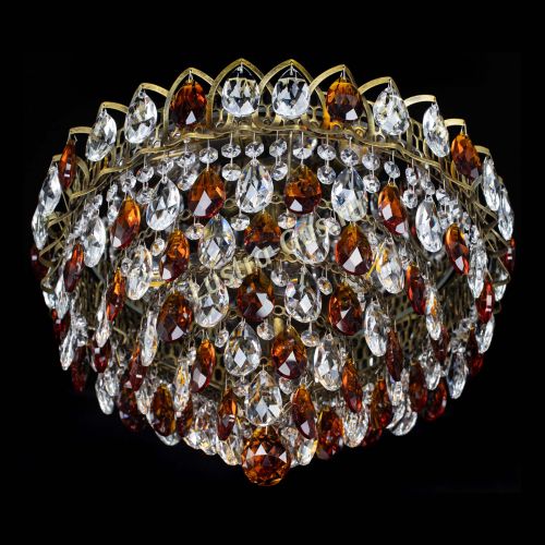 Люстра Грация №1 под бронзу чайная в Магнитогорске Гусь Хрустальный