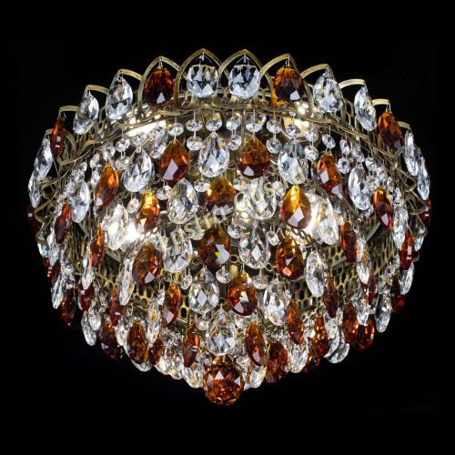 Люстра Грация №1 под бронзу чайная в Магнитогорске Гусь Хрустальный