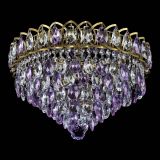 Люстра Грация №1 под бронзу фиолетовая в Магнитогорске