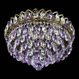 Люстра Грация №1 под бронзу фиолетовая в Магнитогорске