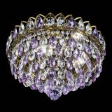 Люстра Грация №1 под бронзу фиолетовая в Магнитогорске