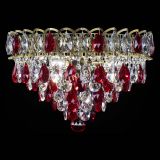 Люстра Грация №1 под бронзу красная в Магнитогорске