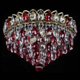 Люстра Грация №1 под бронзу красная в Магнитогорске