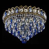 Люстра Грация №1 под бронзу синяя в Магнитогорске