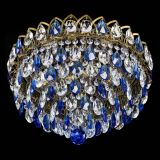 Люстра Грация №1 под бронзу синяя в Магнитогорске