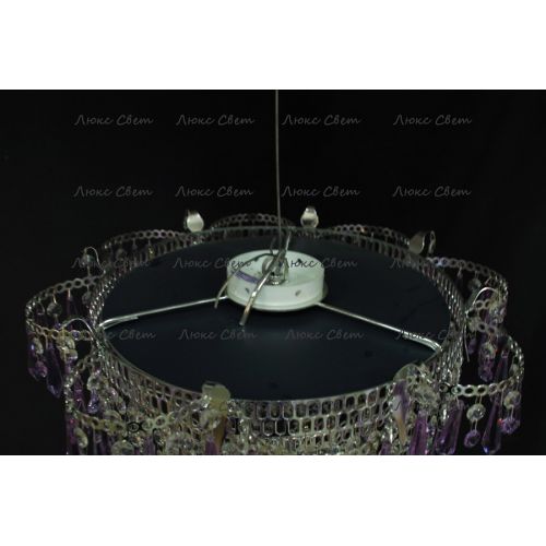 Люстра Ромашка Хризантема фиолетовая большой карашдаш в Магнитогорске Гусь Хрустальный