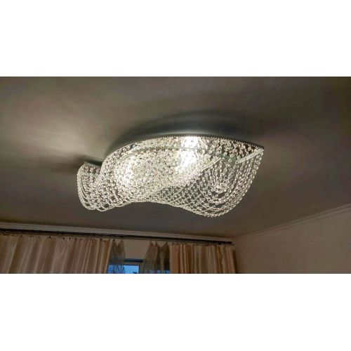 Люстра Хрустальная Волна в Магнитогорске Гусь Хрустальный