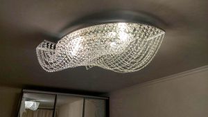 Люстра Хрустальная Волна в Магнитогорске отзыв и фото покупателя
