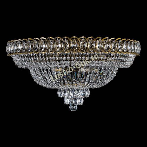 Люстра Хрустальный Каскад №1 700 мм под бронзу в Магнитогорске Гусь Хрустальный