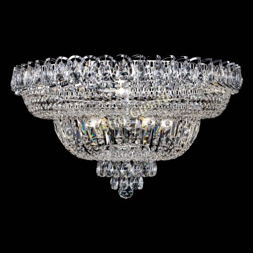 Люстра Хрустальный Каскад №1 - 600 мм в Магнитогорске Гусь Хрустальный