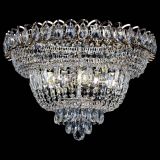 Люстра Хрустальный Каскад №1, диаметр - 450 мм, цвет - золото, Люстры Гусь Хрустальный