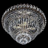 Люстра Хрустальный Каскад №1, диаметр - 450 мм, цвет - золото, Люстры Гусь Хрустальный