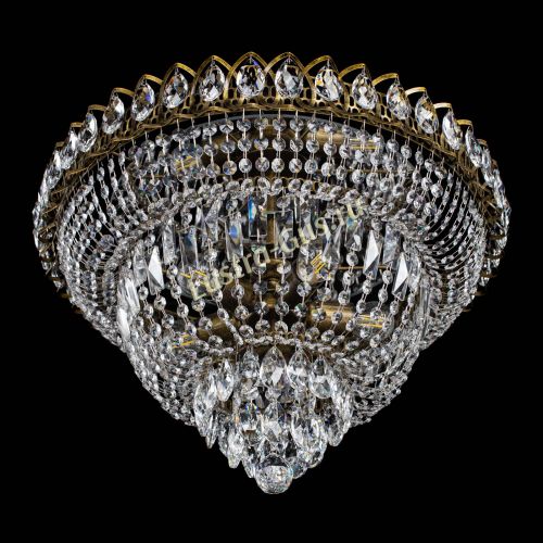 Люстра Хрустальный Каскад №1 под бронзу в Магнитогорске Гусь Хрустальный