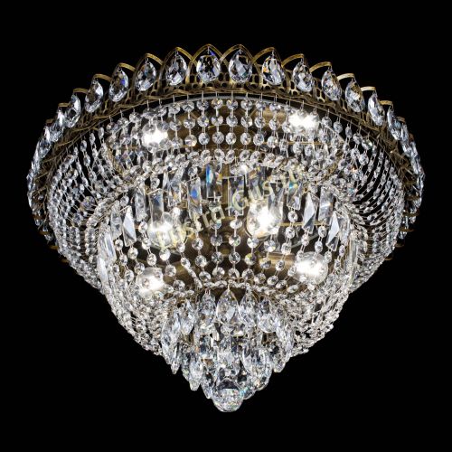 Люстра Хрустальный Каскад №1 под бронзу в Магнитогорске Гусь Хрустальный