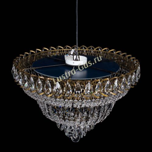 Люстра Хрустальный Каскад №1 под бронзу в Магнитогорске Гусь Хрустальный
