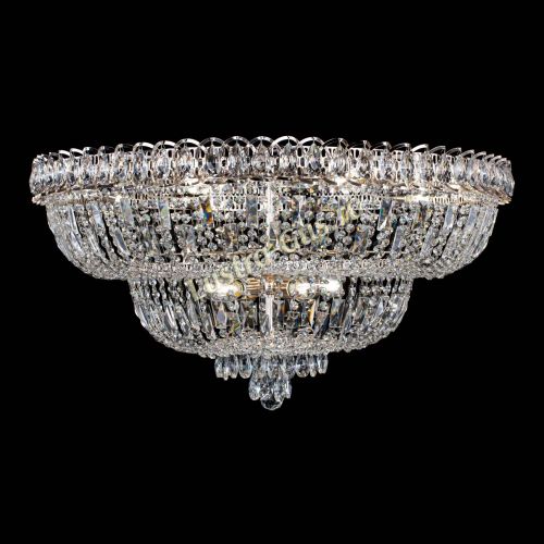 Люстра Хрустальный Каскад №15 с пластинками в Магнитогорске Гусь Хрустальный