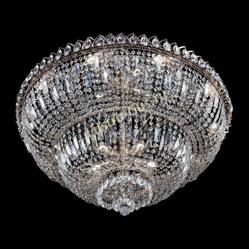 Люстра Хрустальный Каскад №15 с пластинками в Магнитогорске Гусь Хрустальный