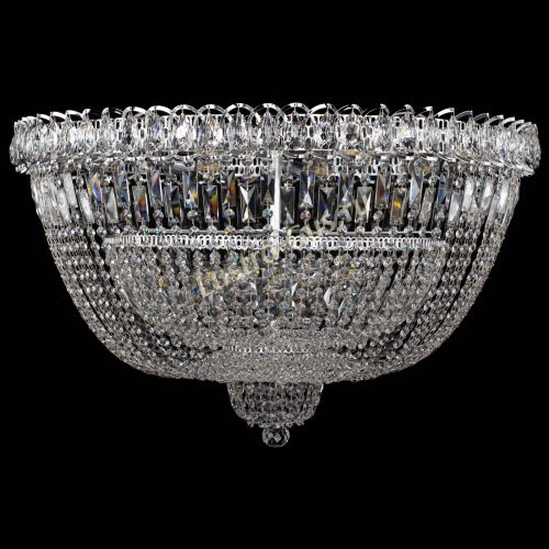 Люстра Хрустальный Каскад №2 - 15 ламп в Магнитогорске Гусь Хрустальный