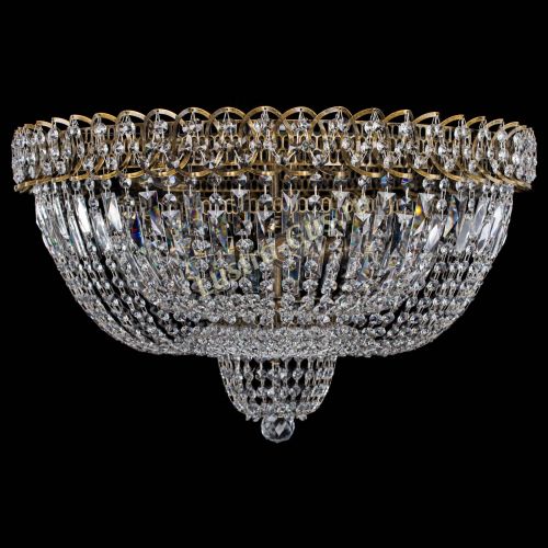 Люстра Хрустальный Каскад №2 под бронзу в Магнитогорске Гусь Хрустальный