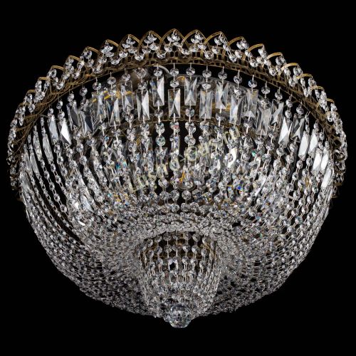 Люстра Хрустальный Каскад №2 под бронзу в Магнитогорске Гусь Хрустальный