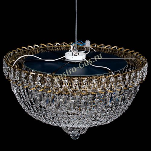 Люстра Хрустальный Каскад №2 под бронзу в Магнитогорске Гусь Хрустальный