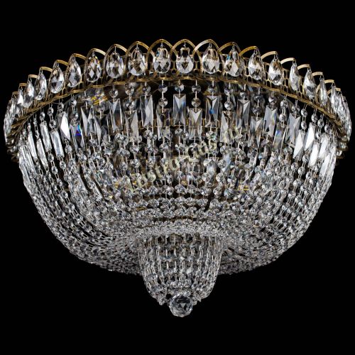 Люстра Хрустальный Каскад №2 журавлик под бронзу в Магнитогорске Гусь Хрустальный