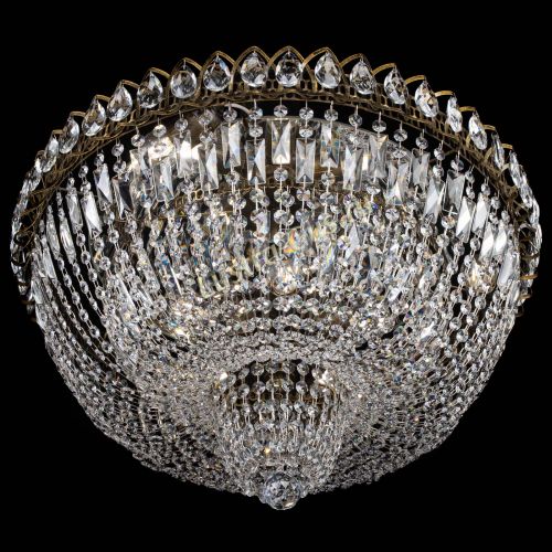 Люстра Хрустальный Каскад №2 журавлик под бронзу в Магнитогорске Гусь Хрустальный