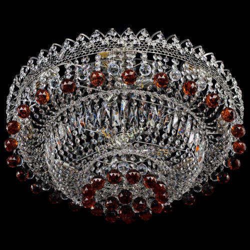 Люстра Хрустальный каскад №3 Шар чайная в Магнитогорске Гусь Хрустальный