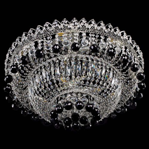 Люстра Хрустальный каскад №3 Шар черная в Магнитогорске Гусь Хрустальный
