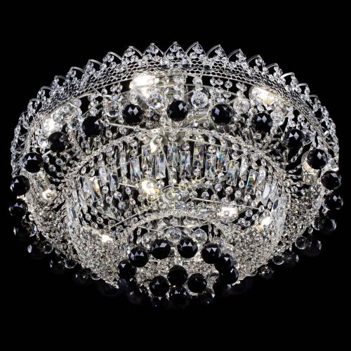 Люстра Хрустальный каскад №3 Шар черная в Магнитогорске Гусь Хрустальный