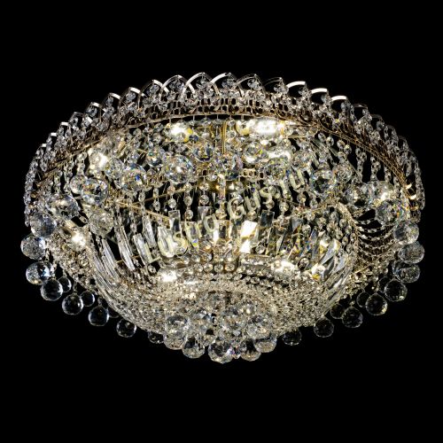 Люстра Хрустальный каскад №3 Шар 700 мм в Магнитогорске Гусь Хрустальный