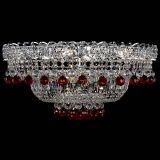 Люстра Хрустальный каскад №3 Шар красная в Магнитогорске