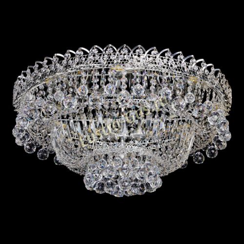 Люстра Хрустальный каскад №3 Шар 700 мм в Магнитогорске Гусь Хрустальный