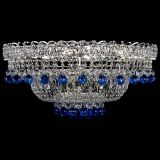 Люстра Хрустальный каскад №3 Шар синяя в Магнитогорске