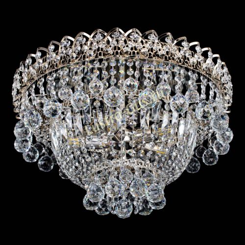 Люстра Хрустальный каскад №3 Шар в Магнитогорске Гусь Хрустальный