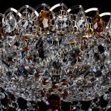 Люстра Хрустальный Каскад Ажур чайный, диаметр - 450 мм, Люстры Гусь Хрустальный Люстра Хрустальный Каскад Ажур чайный, диаметр - 450 мм, Люстры Гусь Хрустальный